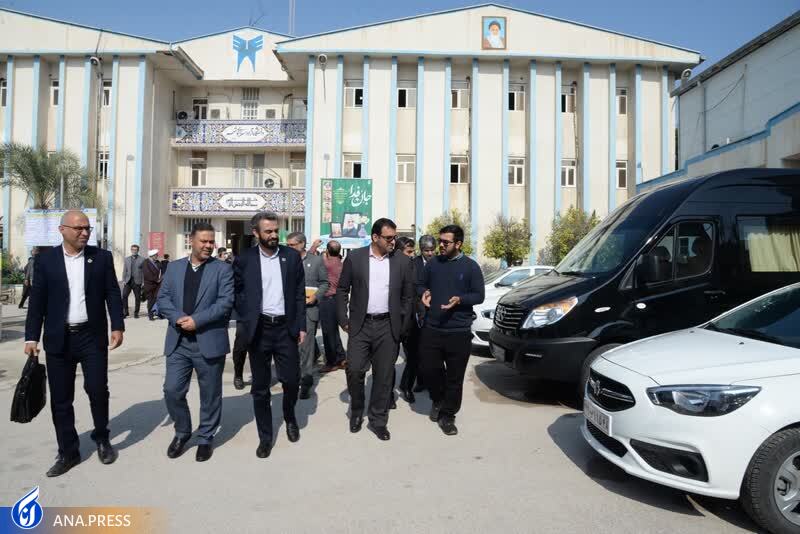 ناوگان حمل و نقل دانشگاه آزاد اسلامی استان بوشهر نوسازی شد