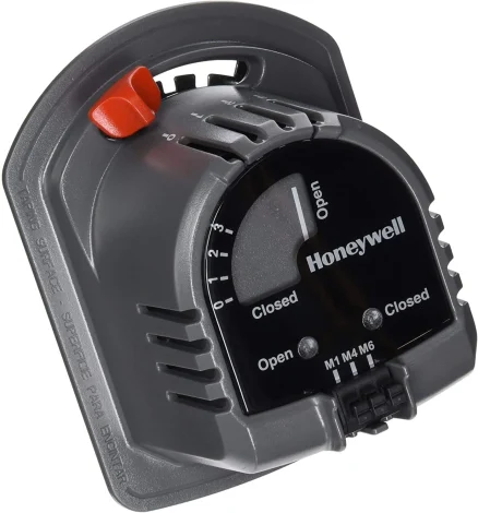 How to adjust Siemens or Honeywell electric damper motor with map