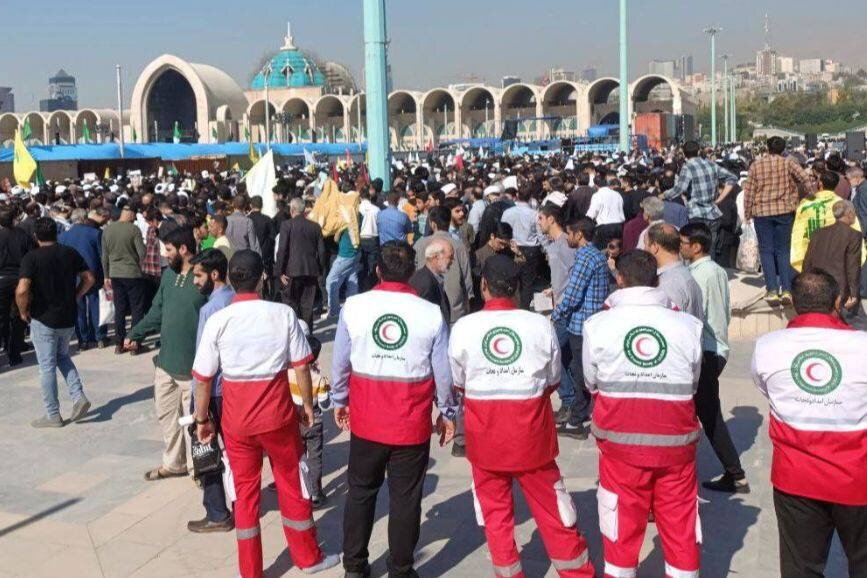 پوشش نماز جمعه تهران با حضور بیش از ۱۹۰۰ امدادگر و نجاتگر - خبرگزاری مهر | اخبار ایران و جهان