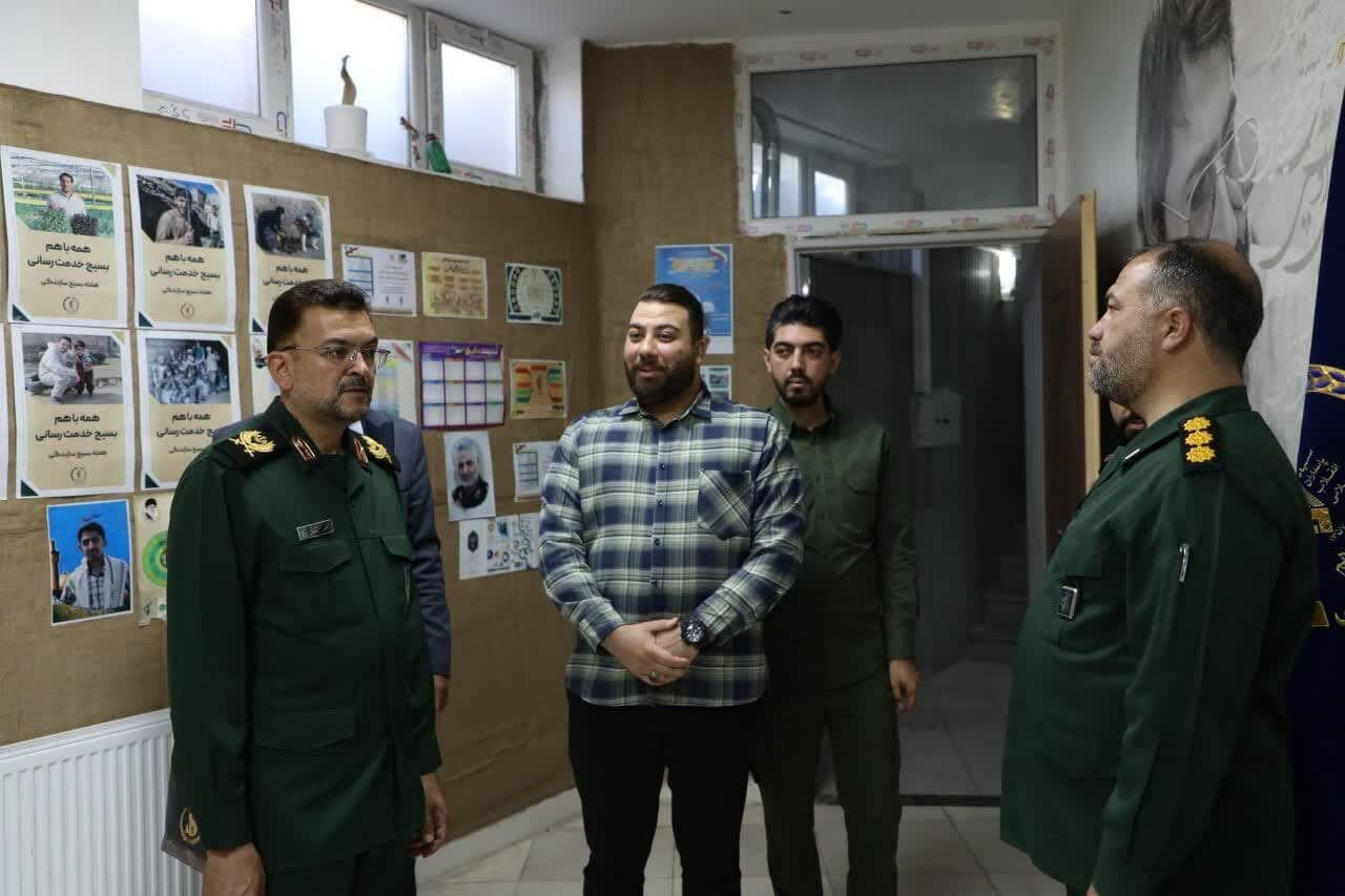 حضور فرمانده سپاه قائم آل محمد سمنان در سازمان بسیج سازندگی استان