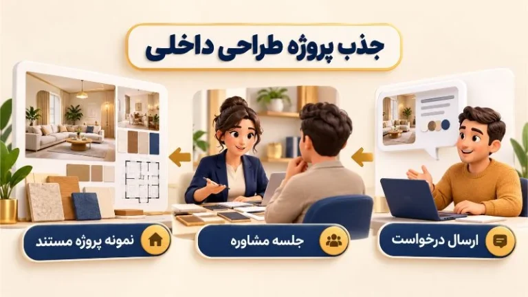 ایده های جذب پروژه برای طراحان دکوراسیون داخلی